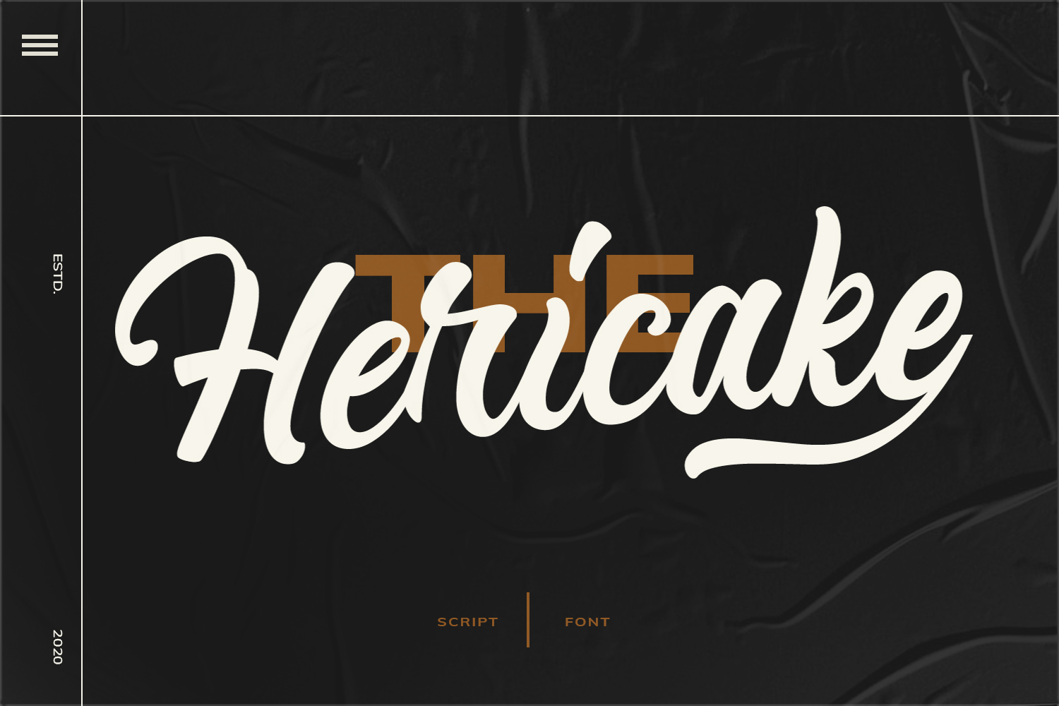 Hericake Free Font