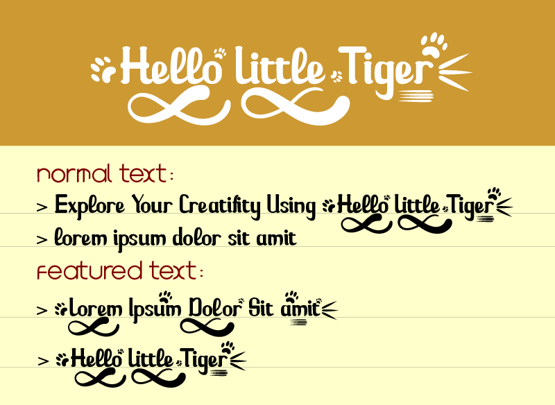 Hello Little Tiger