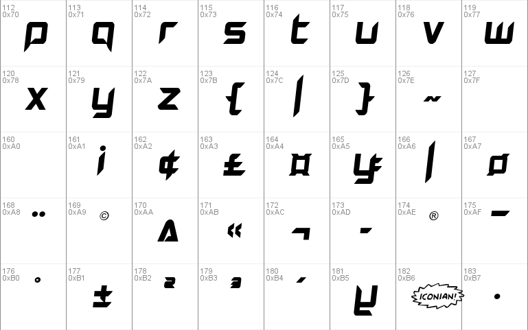 Hollow Point Semi-Italic