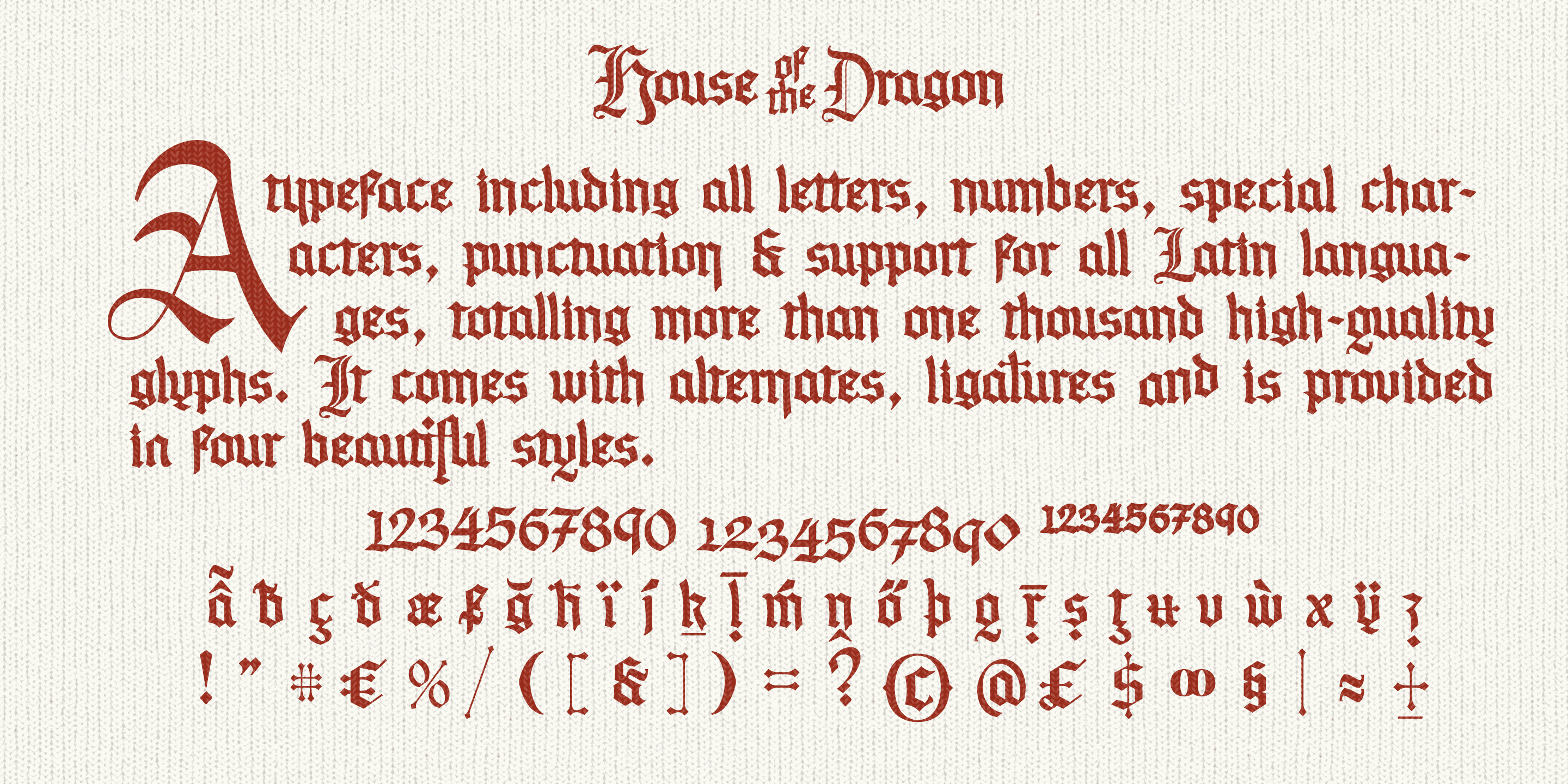 House of the Dragon PERSONAL Deco