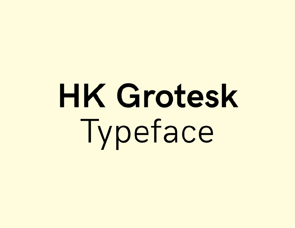 HK Grotesk