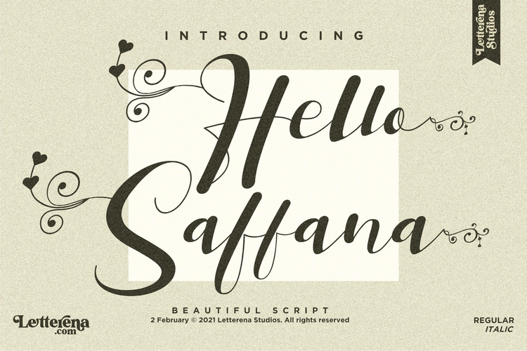 Hello Saffana