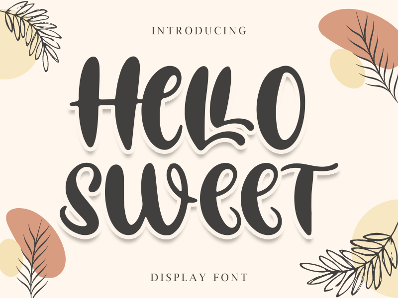 Hello Sweet - Personal Use