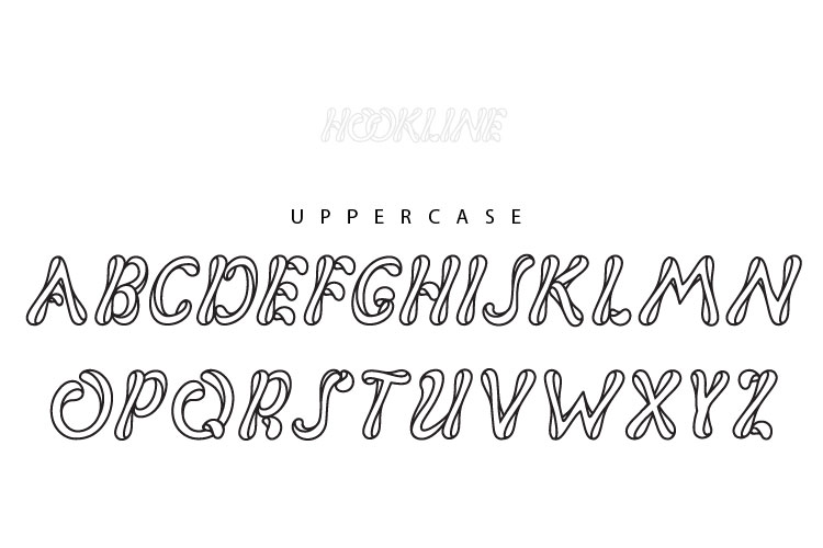Hookline Windows font - free for Personal