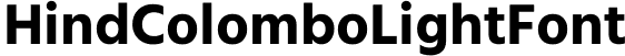 Hind Colombo Light Font
