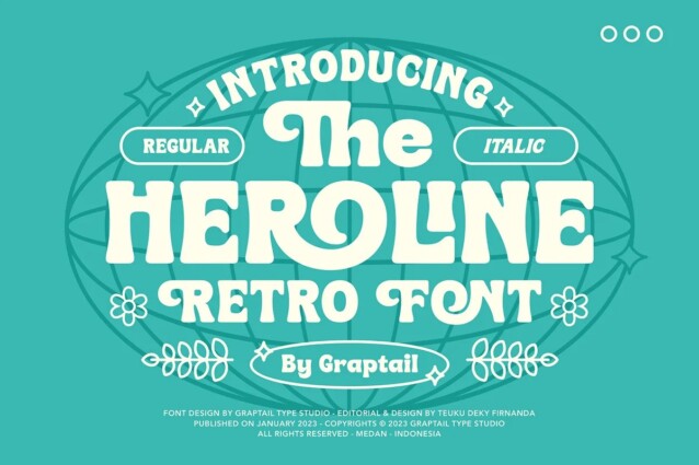 Heroline (Demo Font)