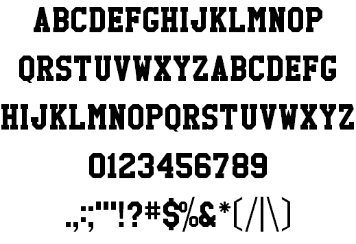 High School USA Windows font - free for Personal | Commercial