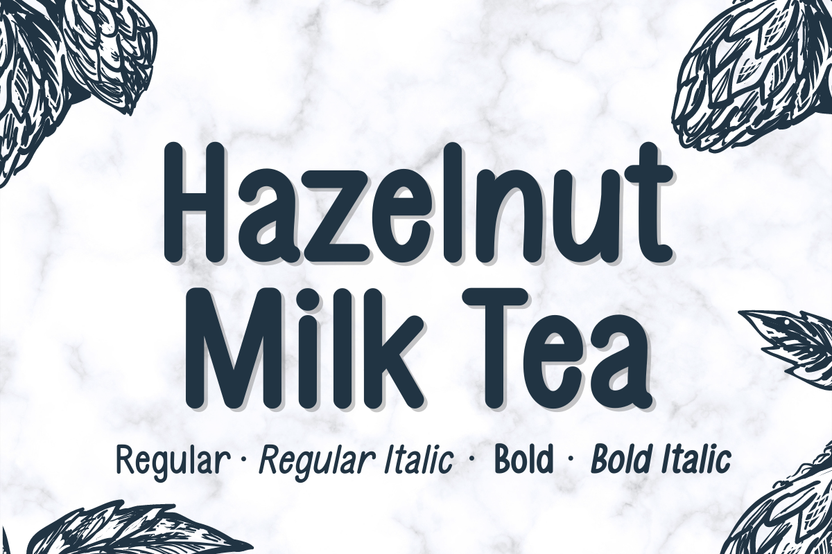Hazelnut Milk Tea