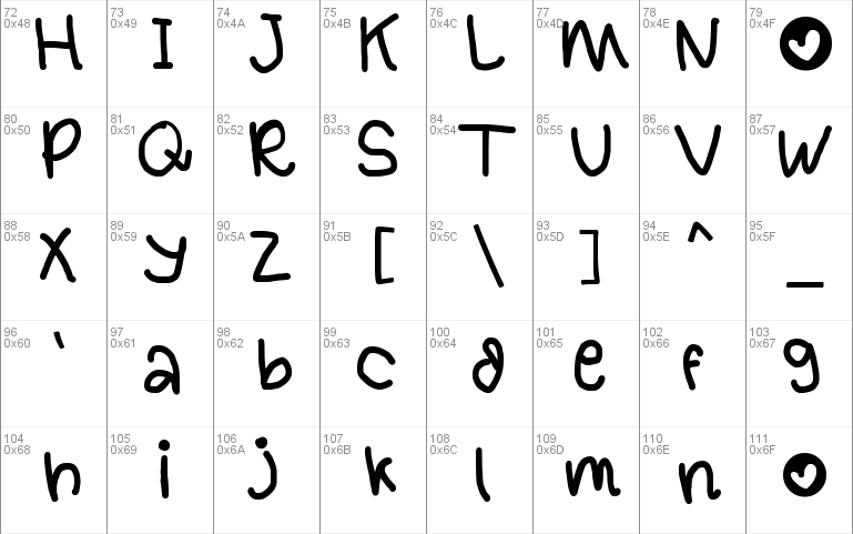 handy font 1 by OUBYC