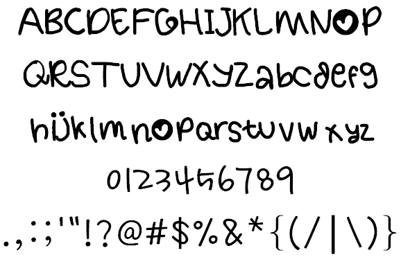 handy font 1 by OUBYC