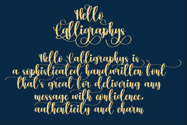 Hello Calligraphys
