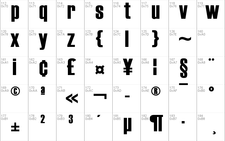 Haettenschweiler Font