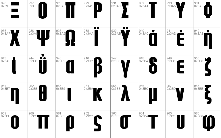 Haettenschweiler Font