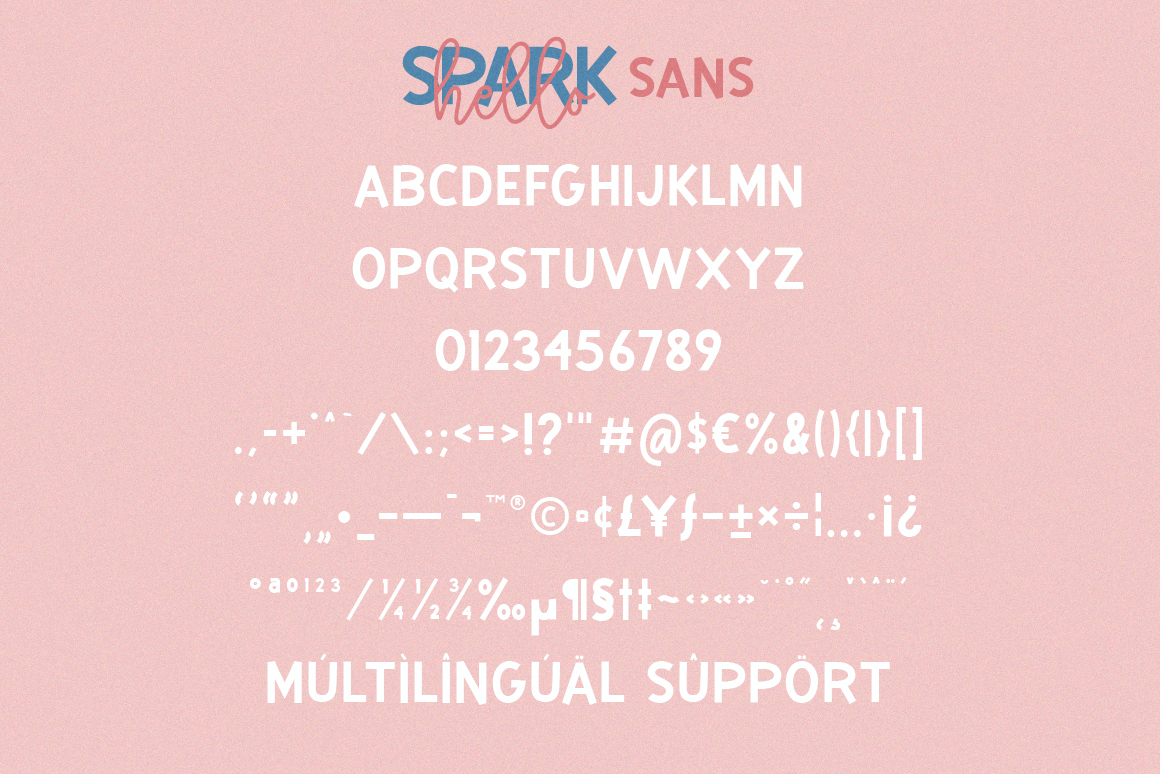 Hello Spark Sans