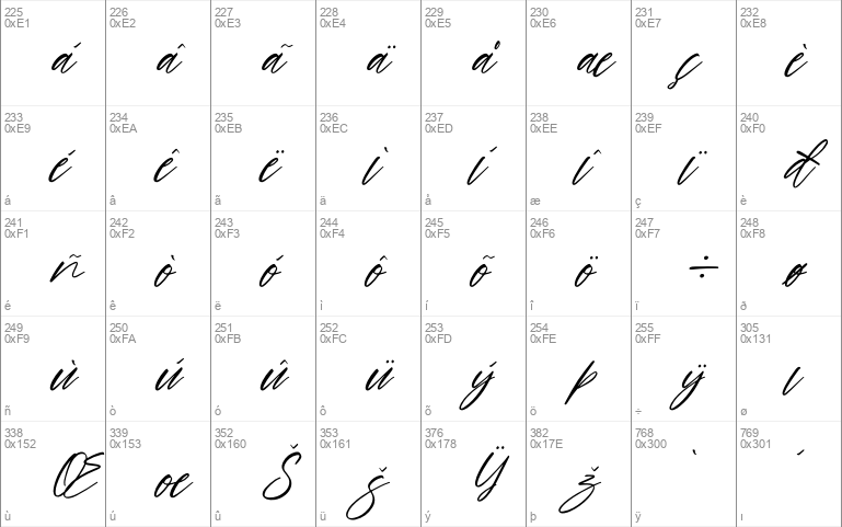 hand script font free