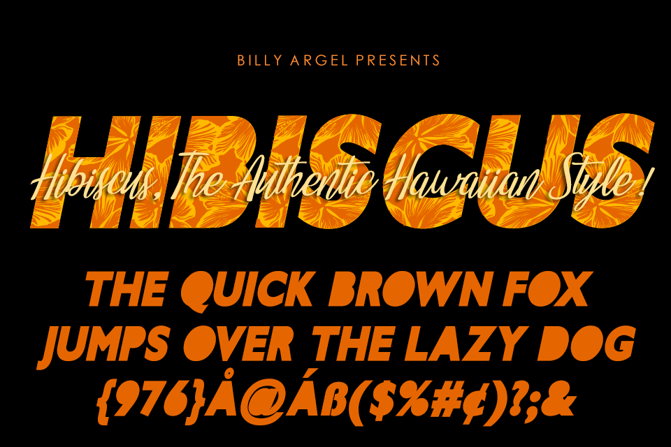 HIBISCUS ITALIC PERSONAL USE