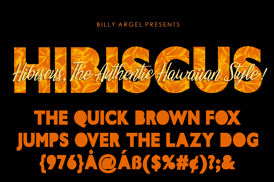 HIBISCUS ITALIC PERSONAL USE