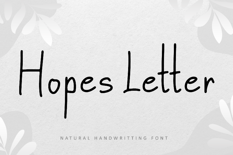 Hopes Letter