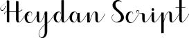 Heydan Script