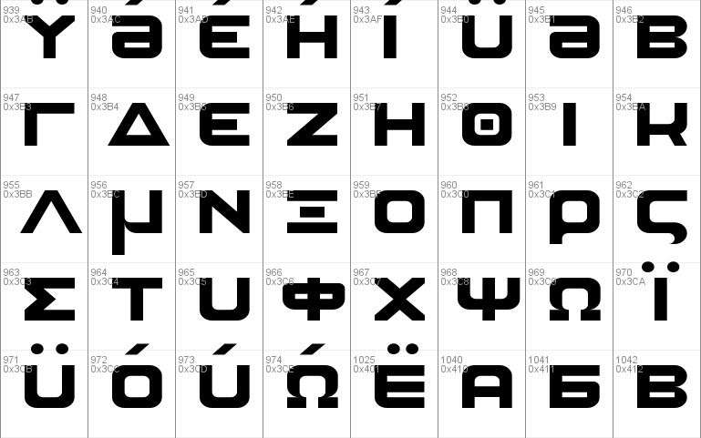free greek fonts for windows
