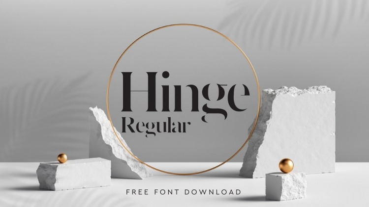 Hinge Font Familt