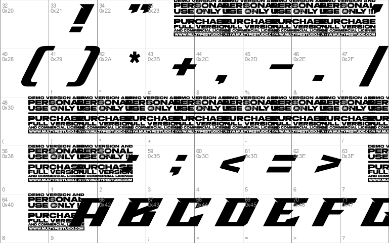 Hard Race Windows Font - Free For Personal