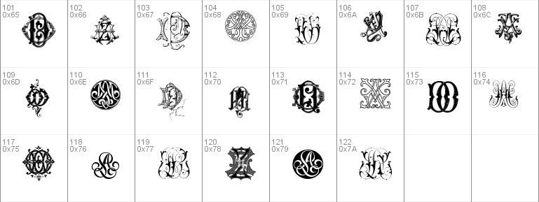 Intellecta Monograms Random Samples Eight