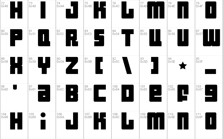 Industrial Decapitalist Windows font - free for Personal
