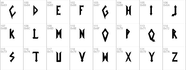 IcedEarth Font