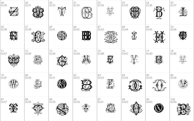 Intellecta Monograms Random Samples Eleven