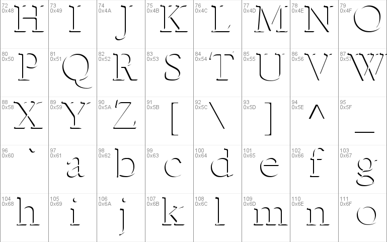 Indent Windows font - free for Personal
