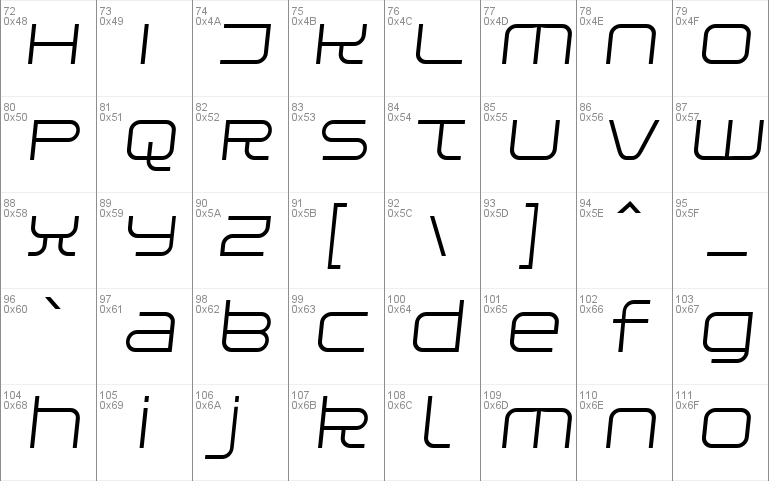 Installer Regular Italic Font