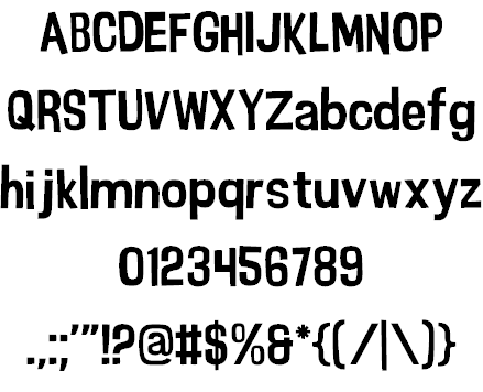 lower case fonts