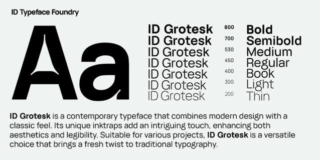 ID Grotesk Bold