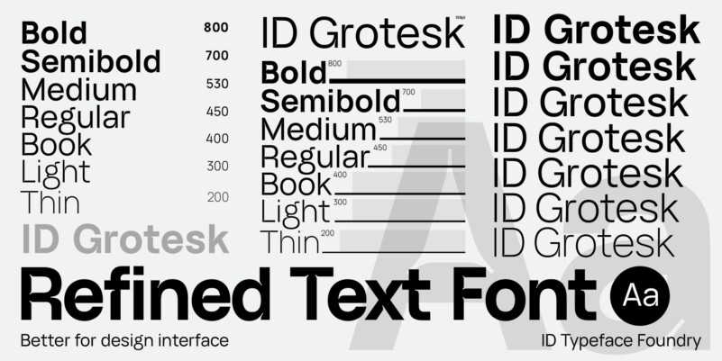 ID Grotesk Trial Bold