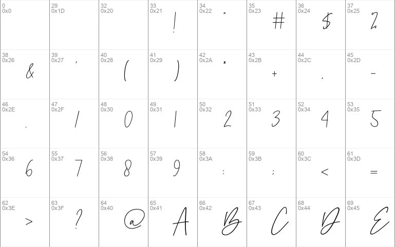 Ink Scale handwritten light