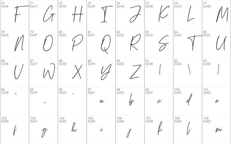 Ink Scale handwritten light