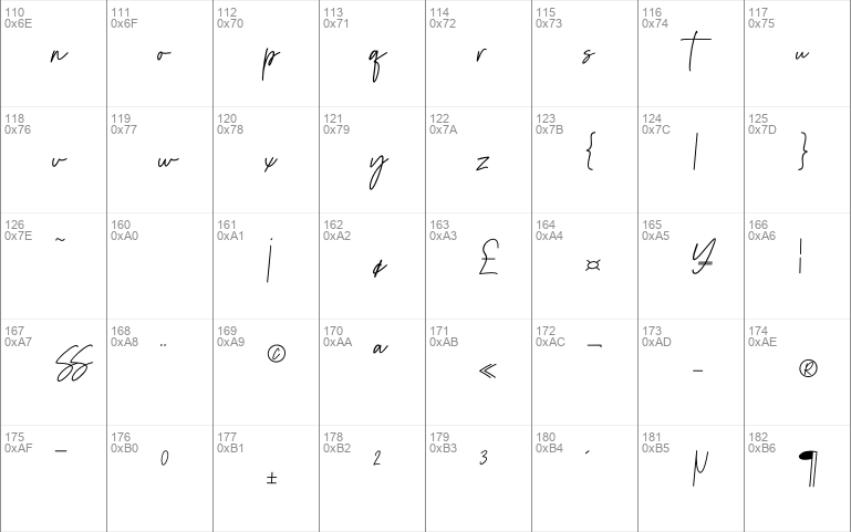 Ink Scale handwritten light