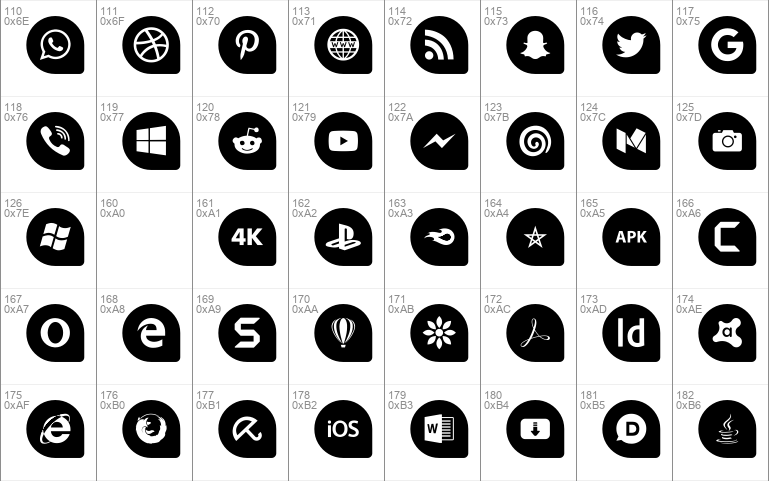 Icons Social Media 13