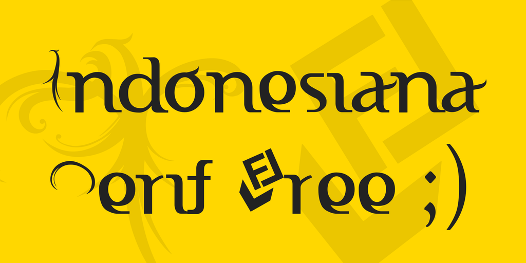 Indonesiana Serif Free ;)