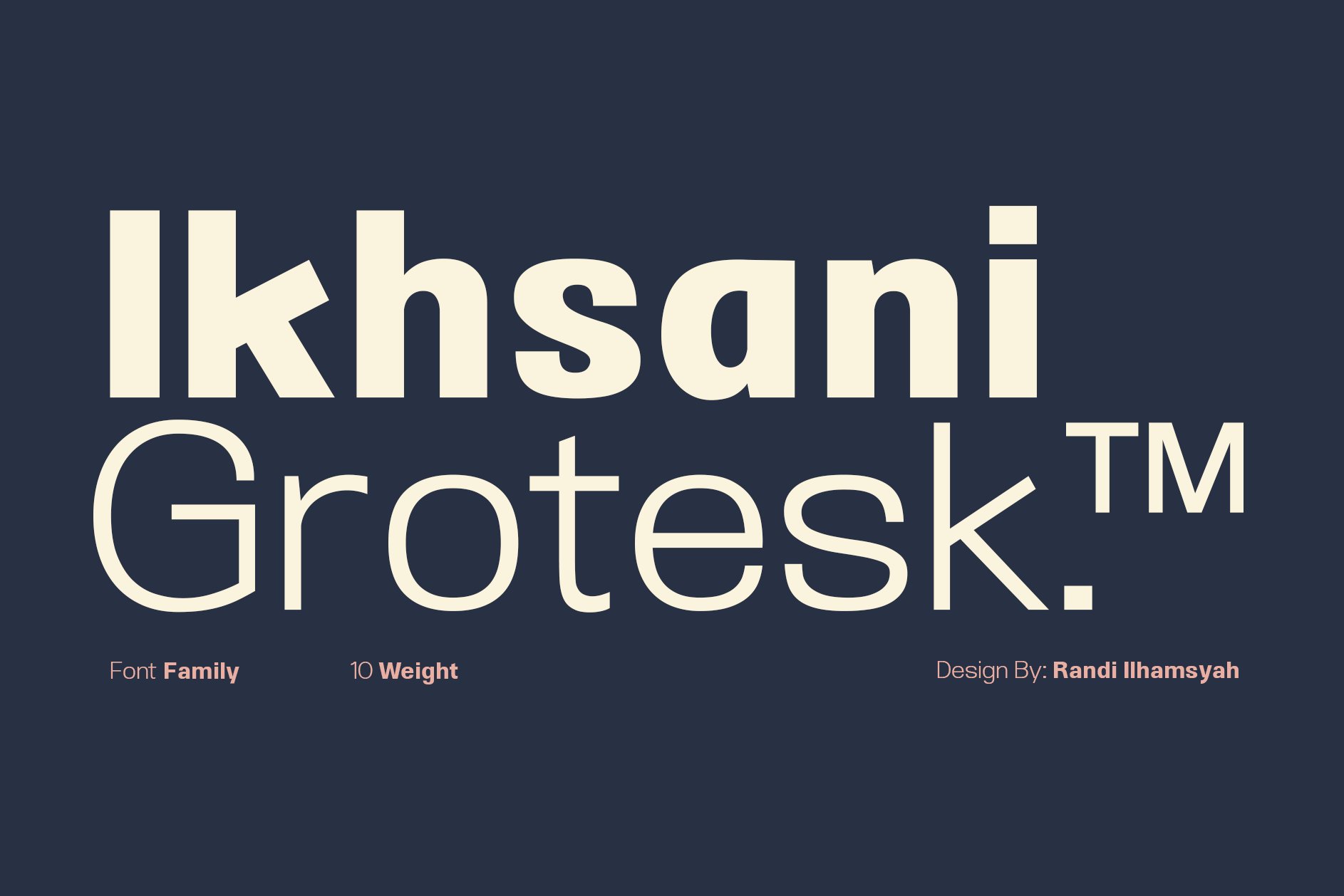 Ikhsani Grotesk Black