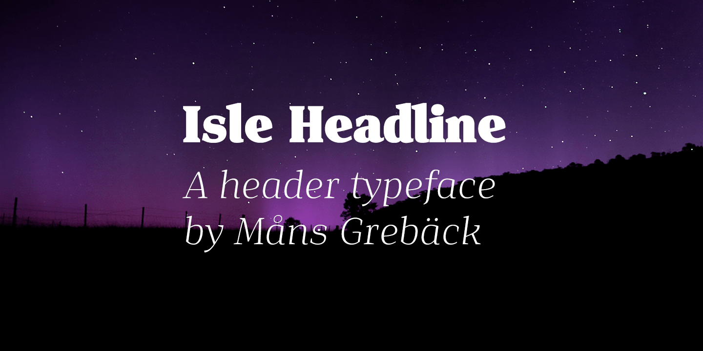 Isle Headline PERSONAL USE