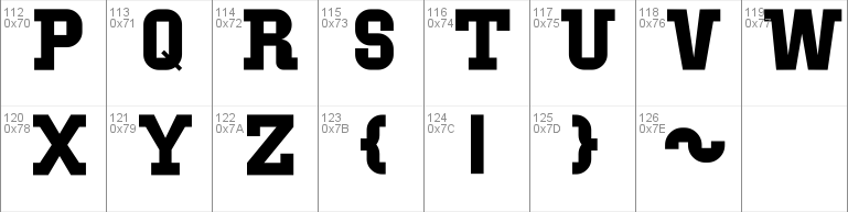 IBM Block Serif