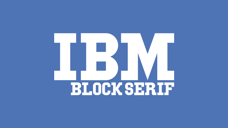 IBM Block Serif