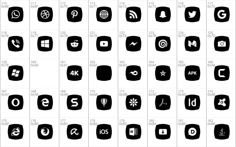 Icons Social Media 5