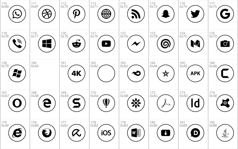 Icons Social Media 2