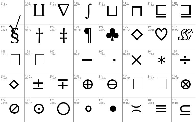 Insight Math Symbol SSi