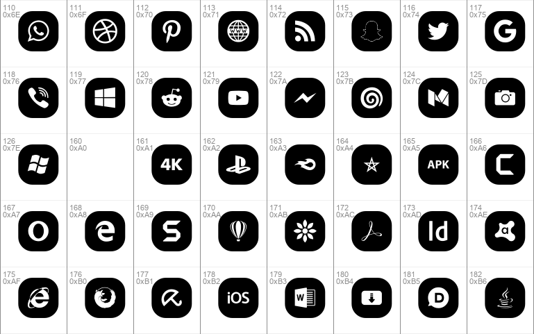 Icons Social Media 18