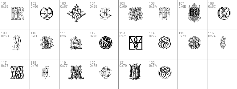 Intellecta Monograms Random Samples Ten