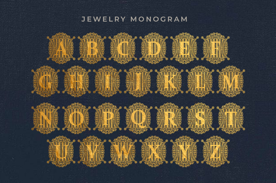 Jewelry Monogram